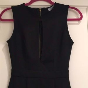 Black Bodycon Dress with Cutout